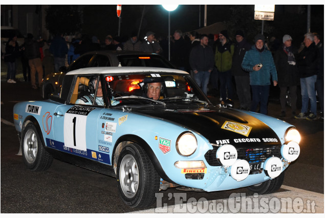 Pinerolo, il passaggio del "Rallye Historique Monte-Carlo"