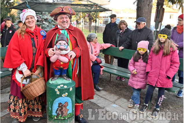 Pinerolo: Gianduja in visita agli Amici del prato