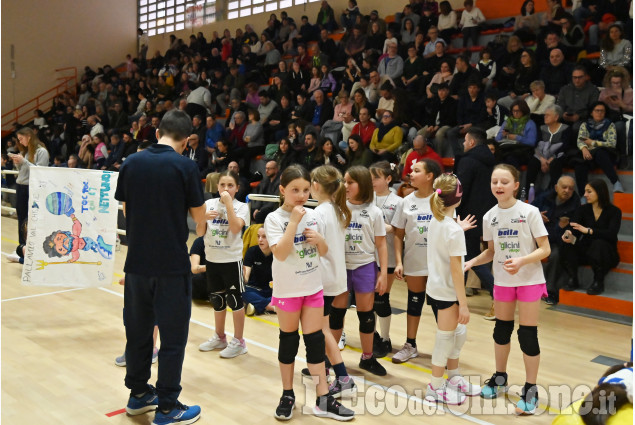 Minivolley al palazzetto dello sport di Pinerolo