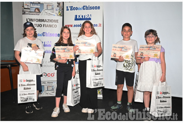 CUMIANA: PREMIAZIONE CONCORSO “LE SCUOLE CI SCRIVONO”
