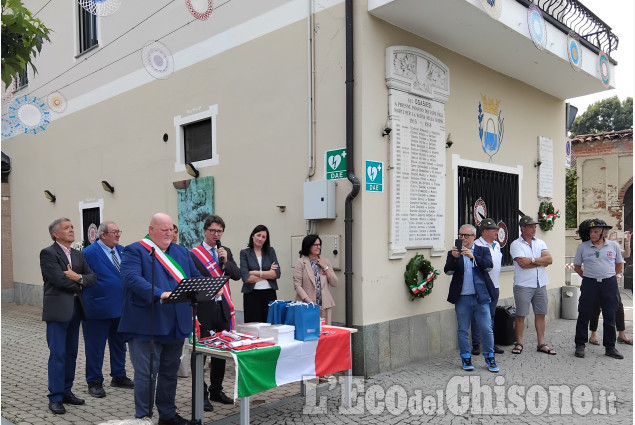 Osasio: Cerimonia di consegna della Costituzione e della pergamena ai sindaci