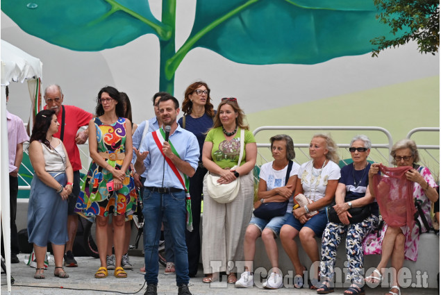 Pinerolo:Inaugurata piazza Alda Merini