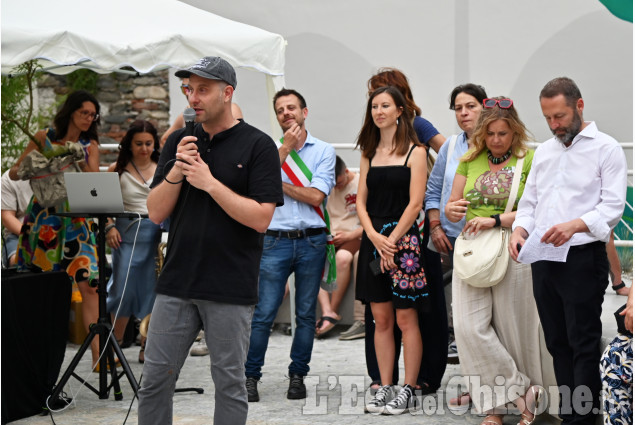 Pinerolo:Inaugurata piazza Alda Merini