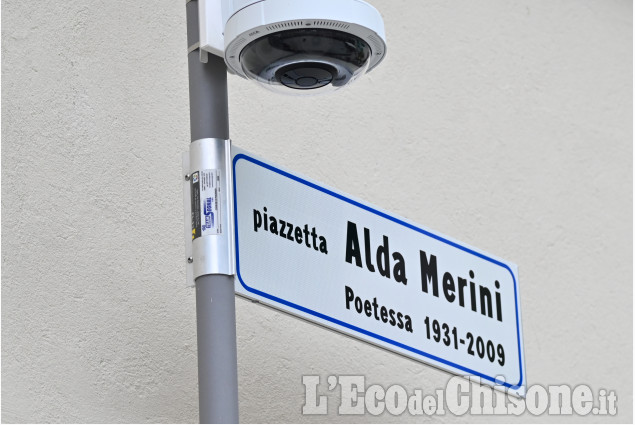Pinerolo:Inaugurata piazza Alda Merini