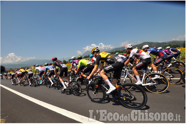 Giro d'Italia "Next Gen" passaggio Bricherasio e Prarostino 
