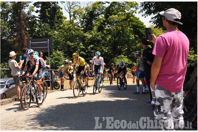 Giro d'Italia "Next Gen" passaggio Bricherasio e Prarostino 