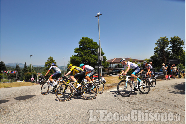 Giro d'Italia "Next Gen" passaggio Bricherasio e Prarostino 