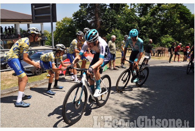 Giro d'Italia "Next Gen" passaggio Bricherasio e Prarostino 