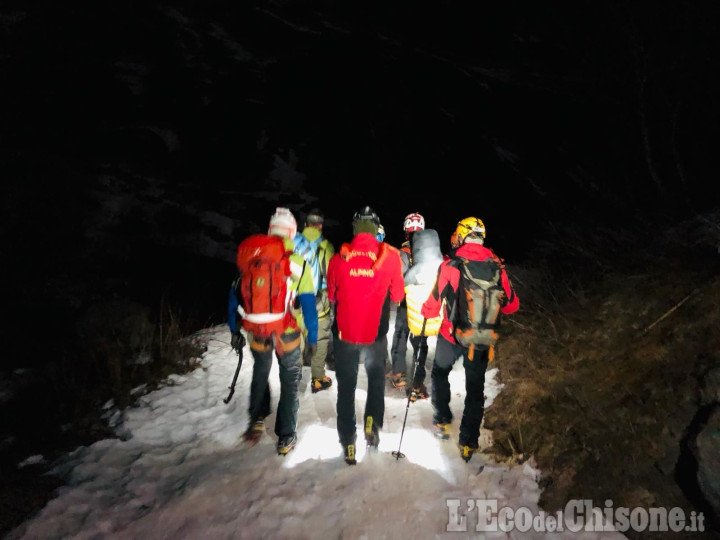 Smarrite in Val Germanasca, recuperate sane e salve dal Soccorso alpino