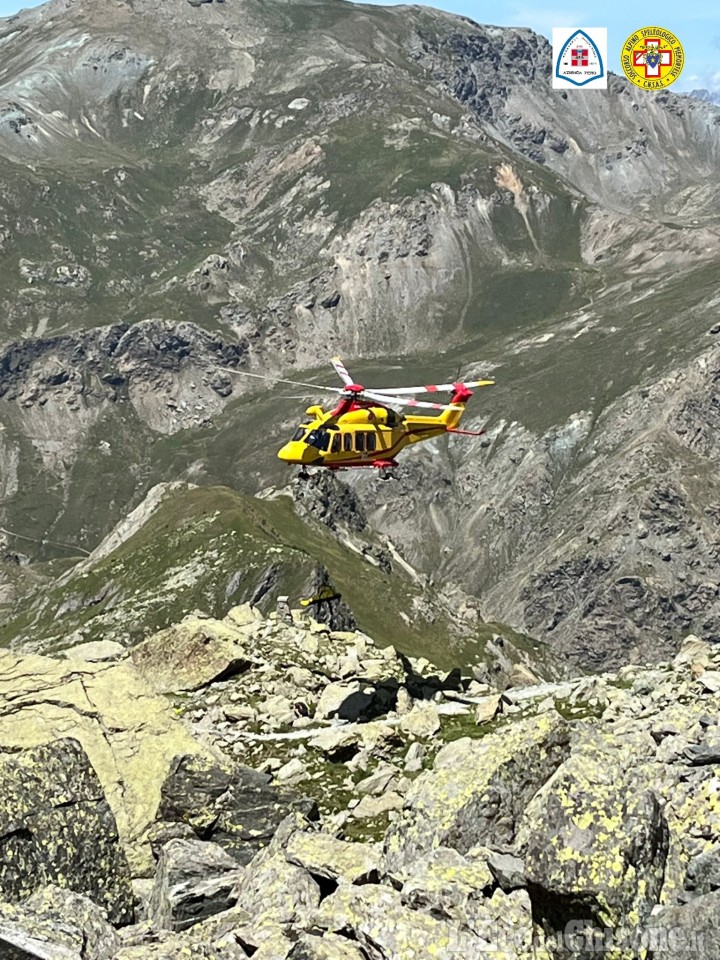 Escursionista bloccata ai piedi del Monviso, recuperata da Soccorso alpino ed elicottero
