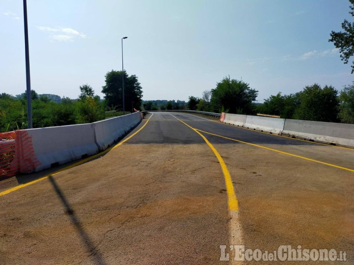 Rivalta: dopo i lavori per il sottopasso della pista ciclabile riapre la bretella sul Sangone