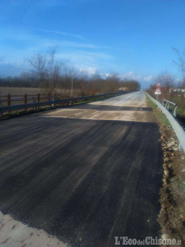 Tornata percorribile a tempi di record la strada regionale 589 Saluzzo - Pinerolo