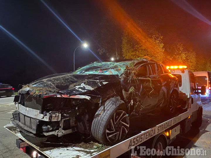 Airasca: colpo di sonno mentre era al volante, ferita una 36enne di None