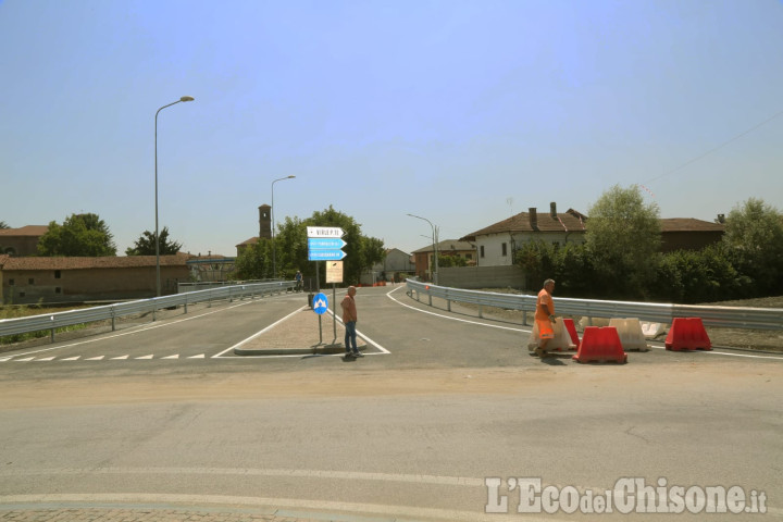 Virle: appena riaperto il ponte sul fiume Oitana