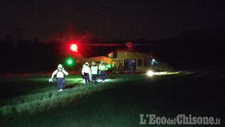 Reano: sbalzati da un quad sulla collina morenica, due i feriti