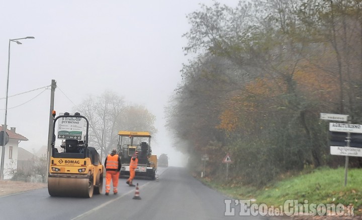 Bibiana: dopo i danni alle auto, la Provincia al lavoro per asfaltare le buche sulla sp.157