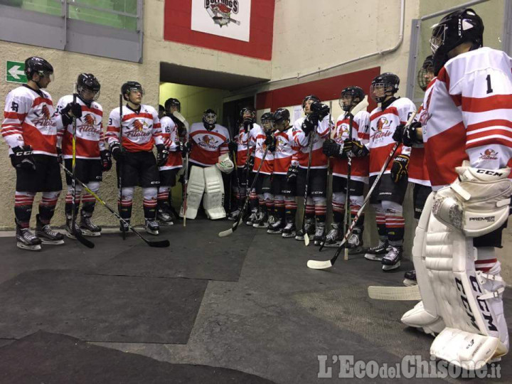 Hockey ghiaccio italian division 1, derby alla Valpeagle: 10 a 1 su Pinerolo