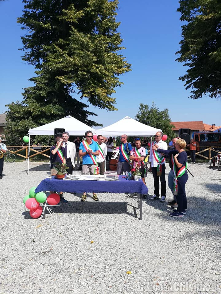 Bagnolo e Barge, pista ciclabile inaugurata: Via della Pietra fino a Pinerolo