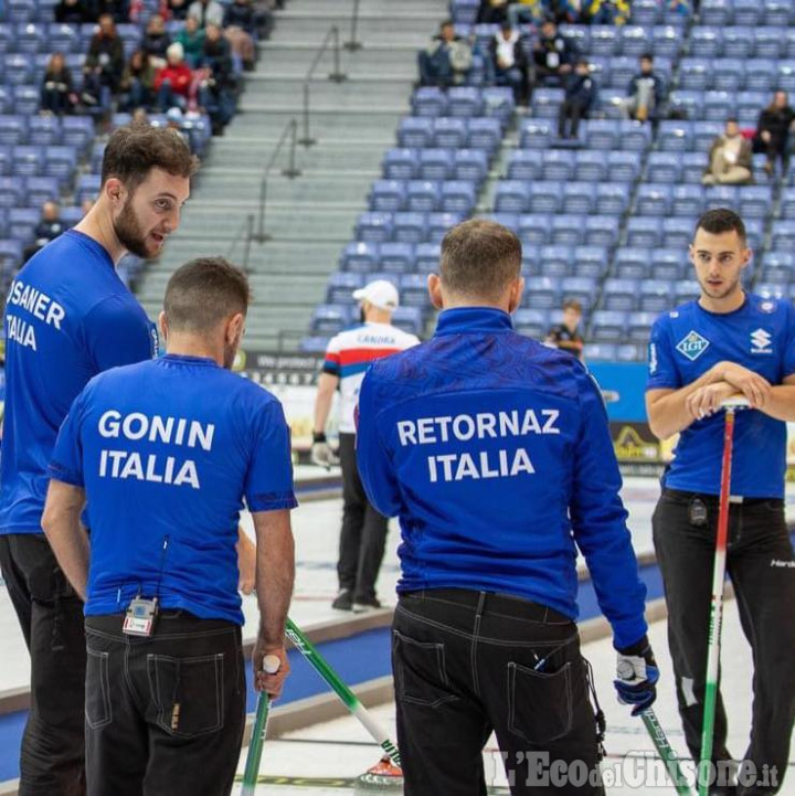 Curling, grande Italia: Team Retornaz col pinerolese Gonin è semifinalista agli Europei