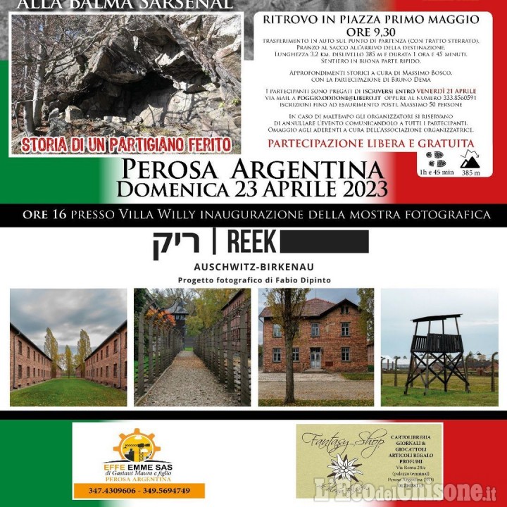 Memoria e Resistenza a Perosa Argentina: una passeggiata e una mostra
