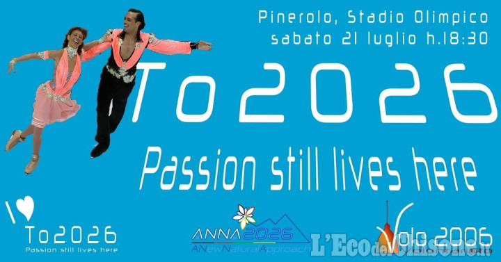 Galà del ghiaccio sabato sera a Pinerolo, anteprima con flash-mob per Torino 2026