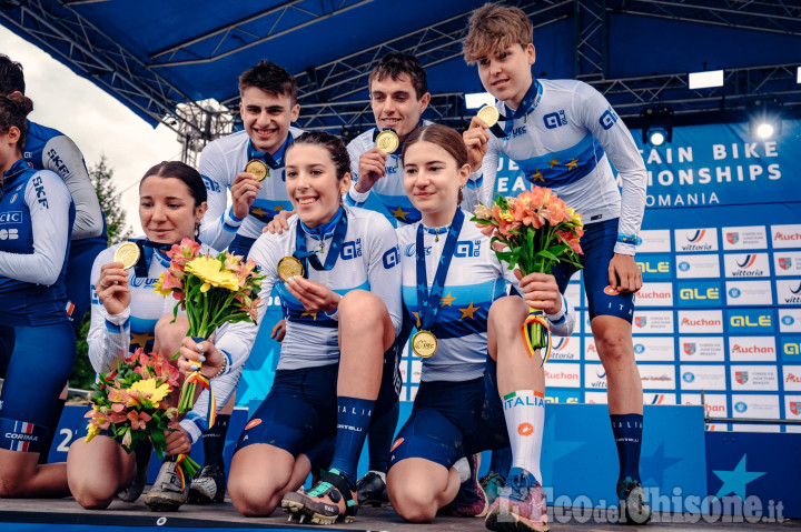 Mtb Europeo in Romania, per Simone Avondetto oro in staffetta