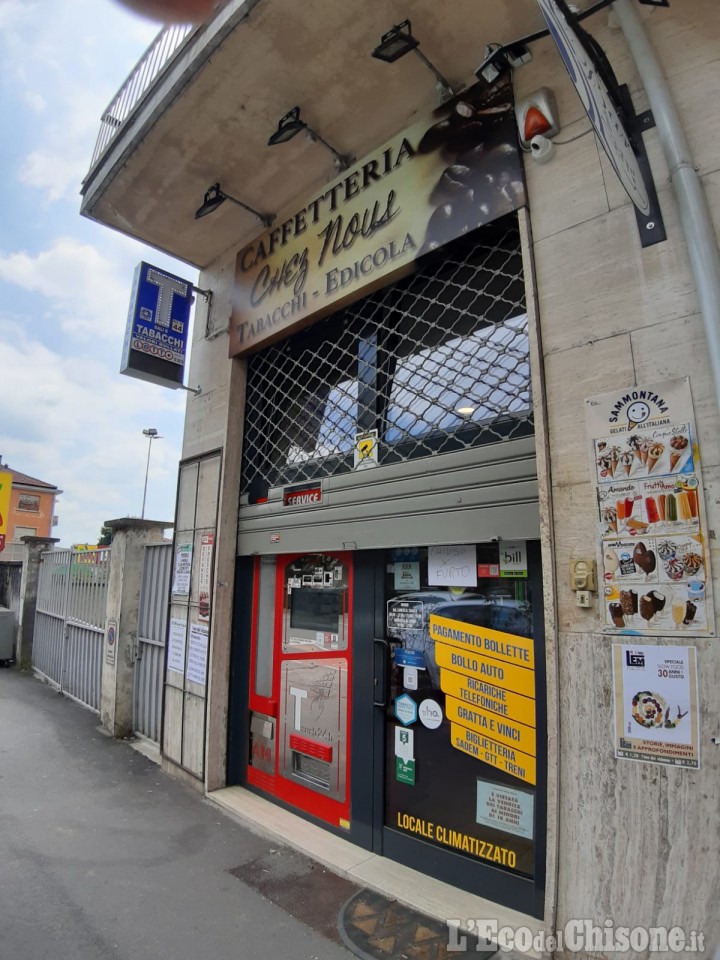 Pinerolo: ladri nella notte in una tabaccheria di corso Torino
