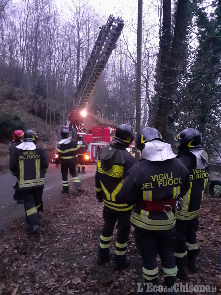 Torre Pellice: 57enne muore mentre tagliava legna in un bosco di regione Coppieri