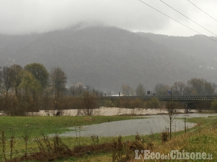 Allerta Meteo: chiuso anche il ponte della variante tra Villar Perosa e S. Germano (area bacino)