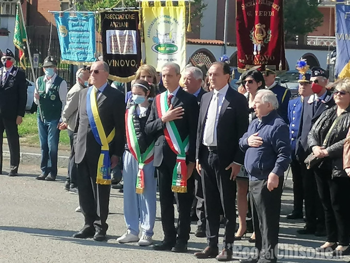 Vinovo: il Presidente Cirio alle celebrazioni per il Primo Maggio