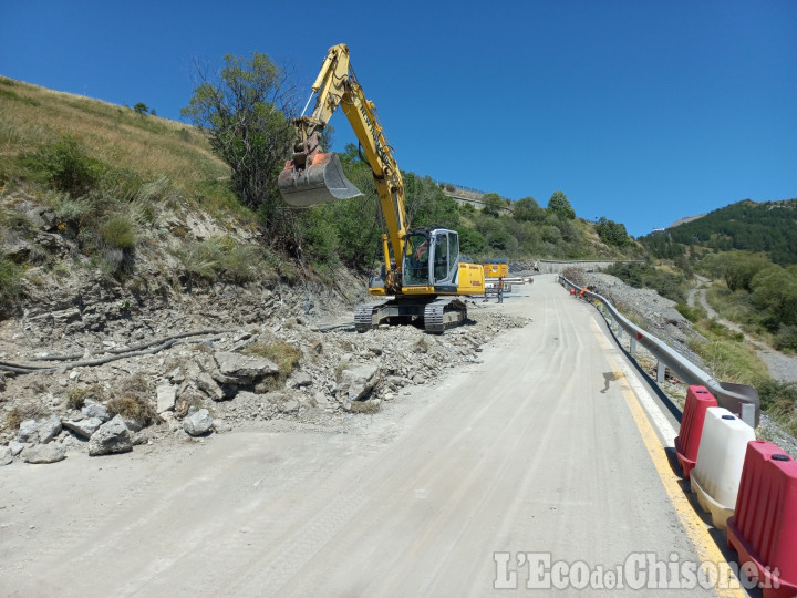 Champlas du Col: riapre il cantiere, Sp 23 chiusa dalla settimana del 28 agosto al 30 novembre