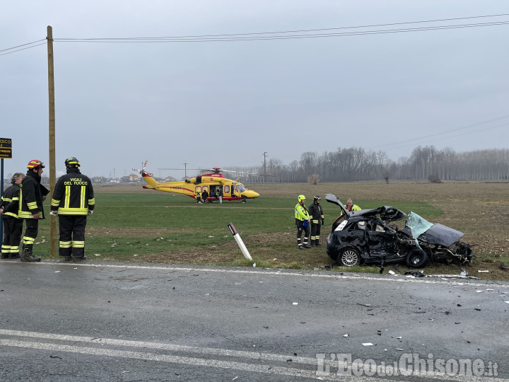 Airasca: schianto frontale sulla Sp 139, muore un 41enne di Cercenasco