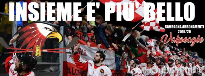 Hockey ghiaccio, Valpeagle - Caldaro sabato 21 alle 20,30: già 350 abbonati