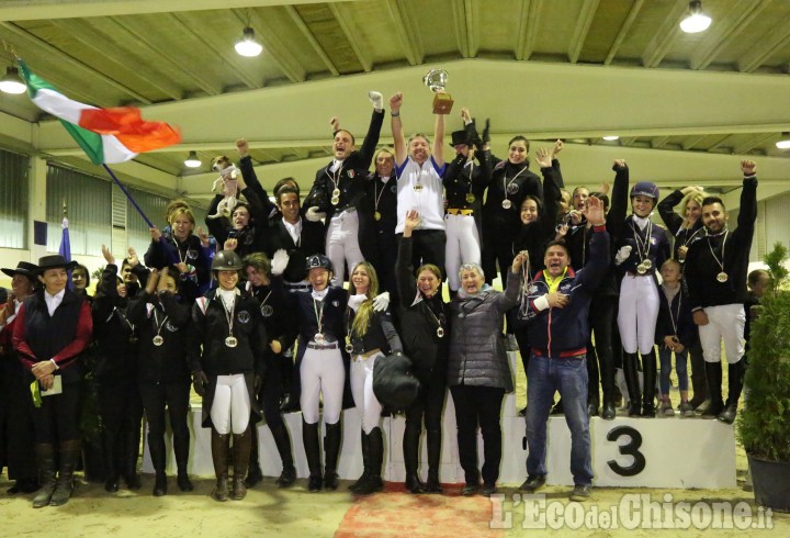 Equitazione a None, Italia campione europea squadre di dressage iberico