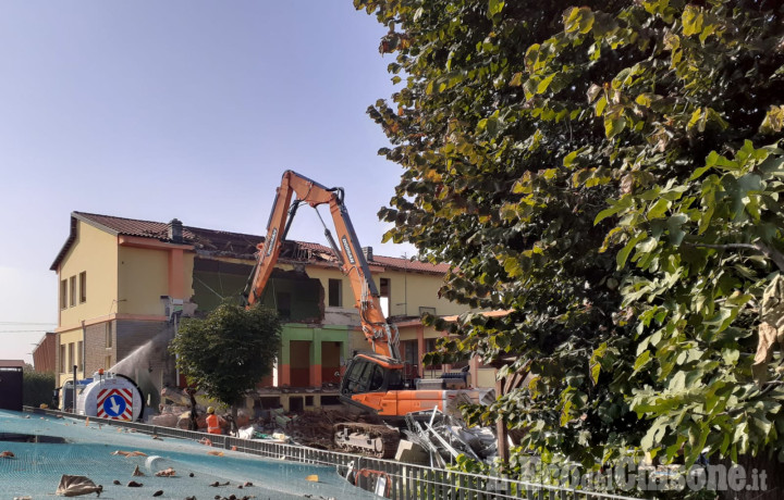 Castagnole: demolita la scuola materna, lascia posto al nido