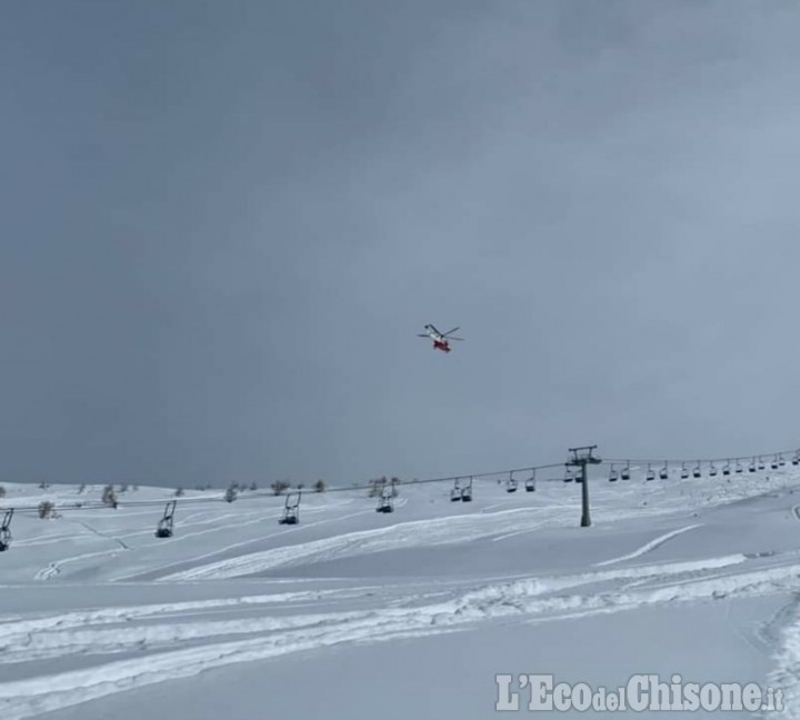 Prali: si scontrano col verricello del gatto delle nevi, feriti due scialpinisti