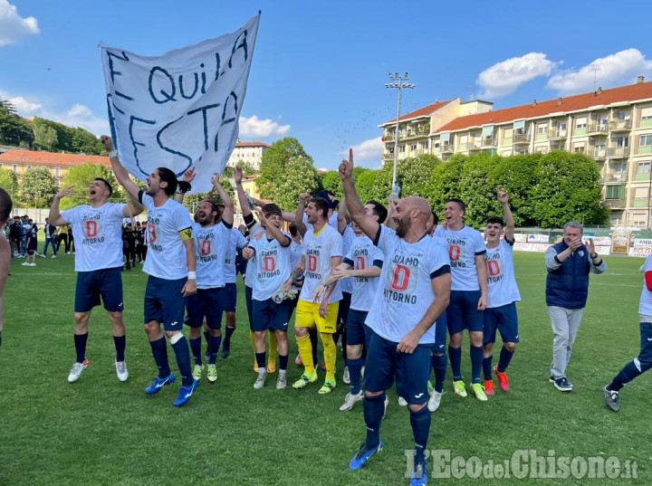 Calcio: Pinerolo batte Vanchiglia 2-0 e festeggia la promozione in serie D