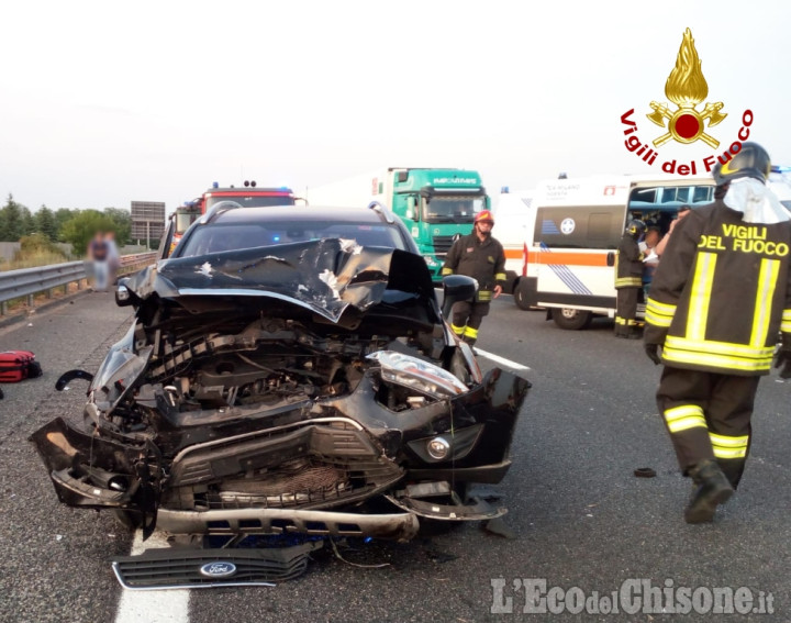 Bruino: incidente sulla Torino-Milano, bimba di 5 anni da giorni in coma farmacologico