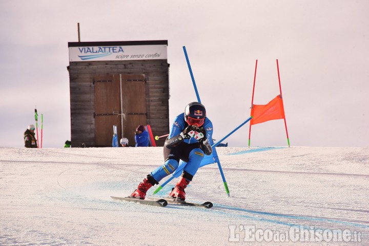 Sestriere: Sofia Goggia con le azzurre in allenamento sulle piste del Colle
