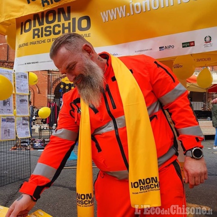 Orbassano: "Io non rischio", Croce Bianca in piazza per la campagna sui rischi naturali