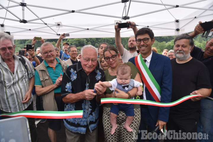 Torre Pellice, data storica: inaugurato il Ponte Bertenga