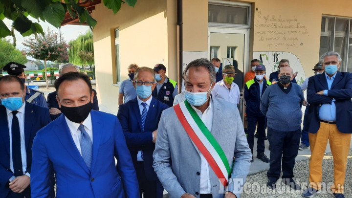 Il Governatore Cirio a Campiglione per il primo giorno di scuola