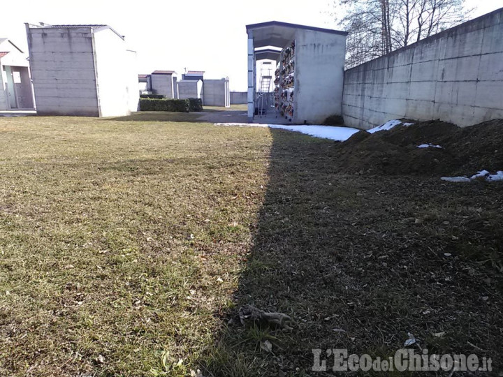 Macabro ritrovamento al cimitero di Cantalupa