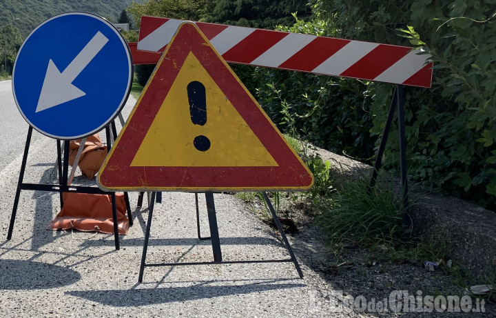 Chiusure viabilità: Sp. 23t02 del Colle del Sestriere (variante di Inverso Pinasca) dal 16 al 20 agosto