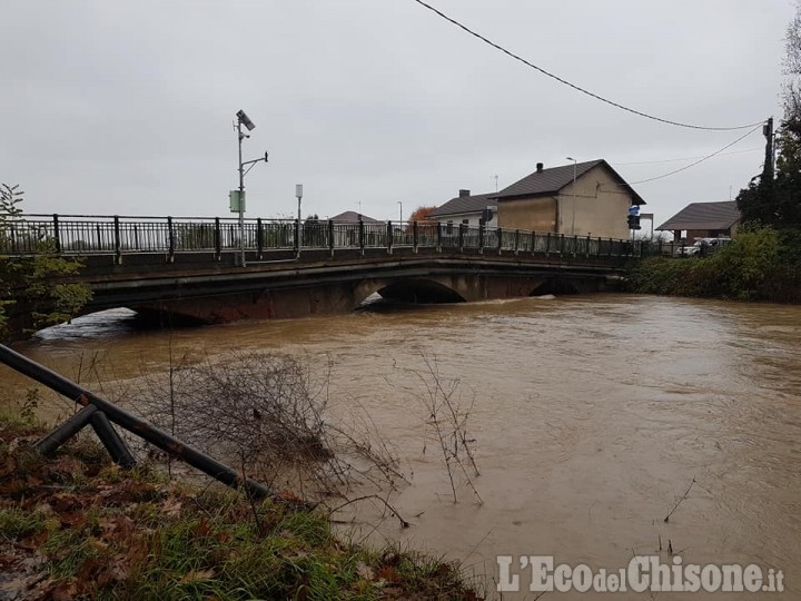 Volvera: le acque del Chisola sono scese, pericolo scampato