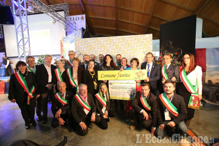 Pomaretto alla competizione mondiale dei Comuni Fioriti