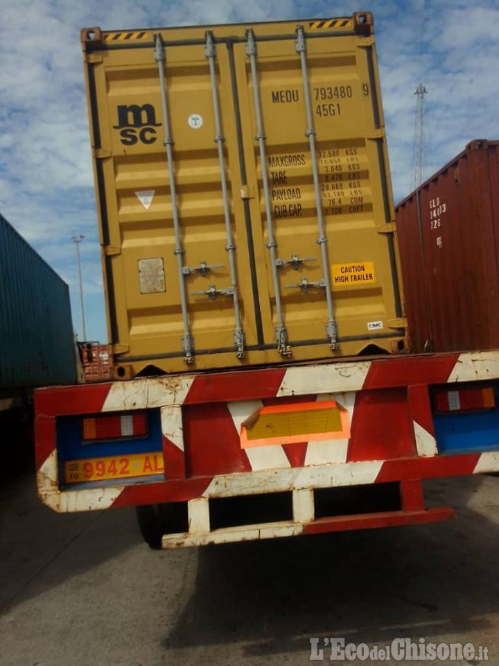 Il container di aiuti per il Burkina Faso è arrivato alla missione di mons. Debernardi