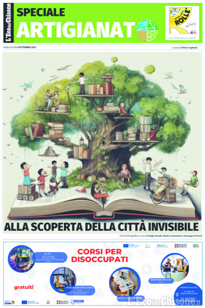 In edicola con L'Eco del Chisone uno speciale di 24 pagine dedicato alla Rassegna dell'Artigianato