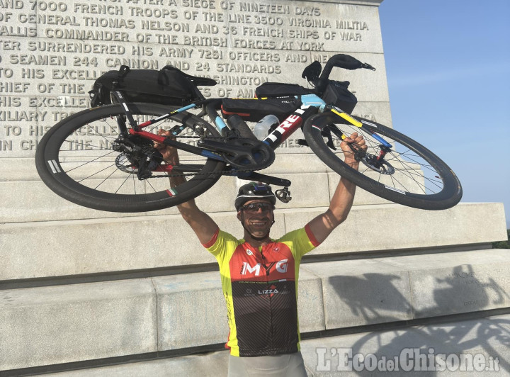 America da costa a costa: il pinerolese Antonio Crisafi vince la Trans Am Bike