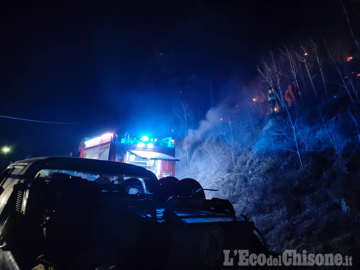 San Pietro Val Lemina: Viabilità ripristinata al Crò dopo l'incendio